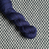 NAVY STORM -- Wave Hill zebra fingering yarn -- ready to ship