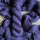 NAVY STORM -- Wave Hill zebra fingering yarn -- ready to ship