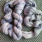 EXPLODING BLUEBERRIES -- Brooklyn Bridge worsted yarn -- ready to ship
