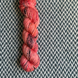 SOUVENIR T-SHIRT PEACH -- Greenwich Village merino DK yarn -- ready to ship