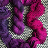 ORCHID MANTIS -- dyed to order -- choose your yarn base