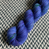 DON'T PANIC, PEACOCK -- Harlem sock yarn -- ready to ship