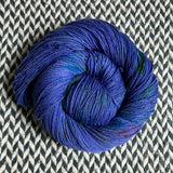 DON'T PANIC, PEACOCK -- Harlem sock yarn -- ready to ship