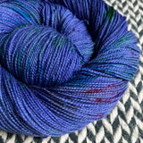 DON'T PANIC, PEACOCK -- Harlem sock yarn -- ready to ship