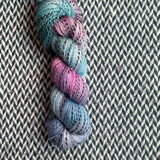 BLACK PEARL -- Wave Hill zebra fingering yarn -- ready to ship