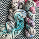 OPAL -- Wave Hill zebra fingering yarn -- ready to ship