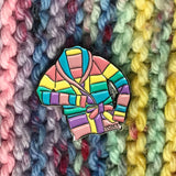 SWEATER ENAMEL PIN -- ready to ship