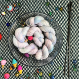 WHAT'S THE SCOOP? -- Half-skein -- Times Square sock yarn -- ready to ship