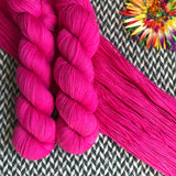 ACID PINK -- dyed to order -- choose your yarn base