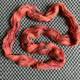 SOUVENIR T-SHIRT PEACH -- Greenwich Village merino DK yarn -- ready to ship