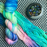 HIPPOCAMPUS -- Flushing Meadows bulky yarn -- ready to ship