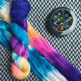 JELLYWISH -- Broadway sparkle sock yarn -- ready to ship