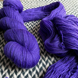 VIOLET -- dyed to order -- choose your yarn base