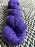 VIOLET -- dyed to order -- choose your yarn base