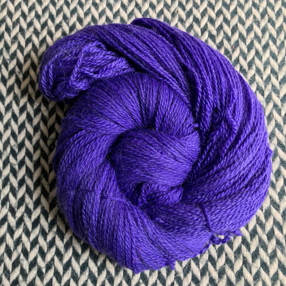VIOLET -- dyed to order -- choose your yarn base
