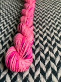 I'm a Barbie Girl -- mini-skein -- Times Square sock yarn -- ready to ship