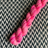 I'm a Barbie Girl -- mini-skein -- Times Square sock yarn -- ready to ship