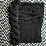 BLACKBIRD -- Half-Skein -- Times Square sock yarn -- ready to ship