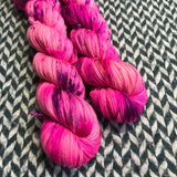I'M A BARBIE GIRL -- Half-Skein -- Times Square sock yarn -- ready to ship