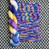 DEW JEWELS -- Half-Skein -- Times Square sock yarn -- ready to ship