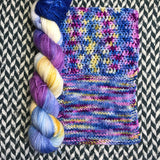 DEW JEWELS -- Half-Skein -- Broadway sparkle sock yarn -- ready to ship