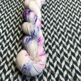 LOYAL -- Half-Skein -- Broadway sparkle sock yarn -- ready to ship