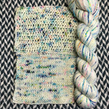 THE COLOR PARROT -- Half-Skein -- Broadway sparkle sock yarn -- ready to ship
