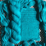 TEAL OWL -- Brooklyn Bridge worsted yarn -- ready to ship