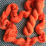KUMQUAT -- dyed to order -- choose your yarn base