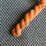 PEACH FUZZ -- Half-Skein -- Times Square sock yarn --ready to ship