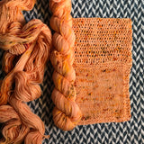 PEACH FUZZ -- Half-Skein -- Times Square sock yarn --ready to ship
