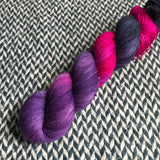 ORCHID MANTIS -- Times Square sock yarn -- ready to ship