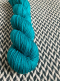 TEAL OWL -- dyed to order -- choose your yarn base