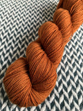 GINGERBREAD -- dyed to order -- choose your yarn base