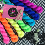 Highlighter Bonus Pack *7 Mini-Skein Set* -- Times Square sock yarn -- ready to ship