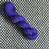 GRAPE TUXEDO -- dyed to order -- choose your yarn base