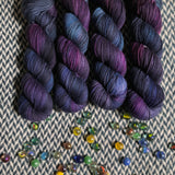 BLACK OPAL -- dyed to order -- choose your yarn base