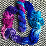 ROYAL ICING -- dyed to order -- choose your yarn base