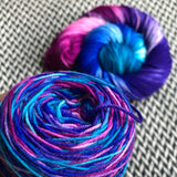 ROYAL ICING -- dyed to order -- choose your yarn base