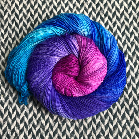 ROYAL ICING -- dyed to order yarn -- choose your yarn base