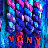 ROYAL ICING -- dyed to order -- choose your yarn base
