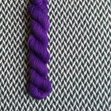 GRAPE JUICE -- Half-Skein -- Times Square sock yarn --ready to ship