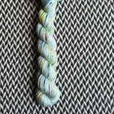 OCEAN OF YOUR BUTTERFLIES -- Half-Skein -- Broadway sparkle sock yarn -- ready to ship
