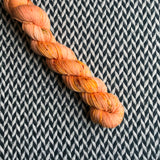 PEACH FUZZ -- Half-Skein -- Times Square sock yarn --ready to ship