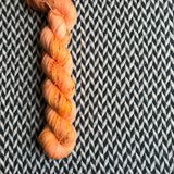 PEACH FUZZ -- Half-Skein -- Times Square sock yarn --ready to ship