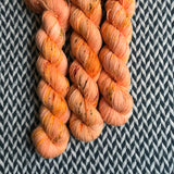 PEACH FUZZ -- Half-Skein -- Times Square sock yarn --ready to ship