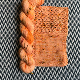 PEACH FUZZ -- Half-Skein -- Times Square sock yarn --ready to ship