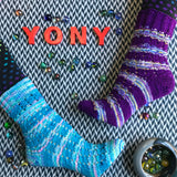 *Frontosa Striped Socks Pattern -- digital download