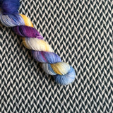 DEW JEWELS -- Half-Skein -- Broadway sparkle sock yarn -- ready to ship