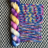 DEW JEWELS -- Half-Skein -- Broadway sparkle sock yarn -- ready to ship